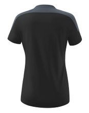 Erima Sport-Shirt Change (100% rec. Polyester, lightweight, quick-drying) black/grey Women