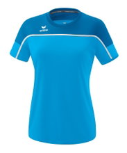 Erima Sport-Shirt Change (100% recycled Polyester, lightweight, quick-drying) curacao blue Women