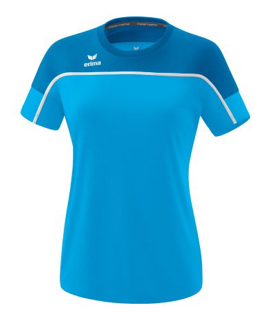 Erima Sport-Shirt Change (100% rec. Polyester, leicht, schnelltrocknend) curacaoblau Damen