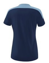 Erima Sport-Shirt Change (100% rec. Polyester, lightweight, quick-drying) navy blue/denim blue Women