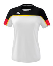Erima Sport-Shirt Change (100% recycled Polyester, light, quick-drying) white/black/red Women