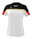 Erima Sport-Shirt Change (100% rec. Polyester, leicht, schnelltrocknend) weiss/schwarz/rot Damen