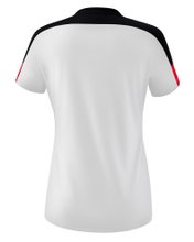 Erima Sport-Shirt Change (100% recycled Polyester, light, quick-drying) white/black/red Women