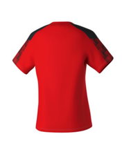 Erima Sport Shirt Evo Star (100% recycled polyester, lightweight) red/black Ladies