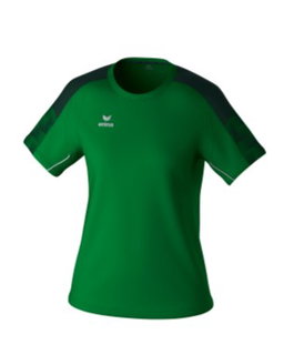 Erima Sport-Shirt Evo Star (100% rec. Polyester, leicht) smaragdgrün/pine Damen