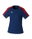 Erima Sport-Shirt Evo Star (100% rec. Polyester, leicht) navyblau/rot Damen