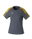 Erima Sport Shirt Evo Star (100% recycled polyester, lightweight) grey/yellow Ladies