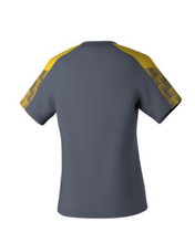 Erima Sport Shirt Evo Star (100% recycled polyester, lightweight) grey/yellow Ladies