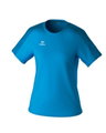 Erima Sport-Shirt Evo Star (100% rec. Polyester, leicht) curacaoblau Damen