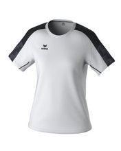 Erima Sport Shirt Evo Star (100% recycled polyester, lightweight) white/black Ladies