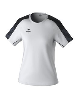 Erima Sport-Shirt Evo Star (100% rec. Polyester, leicht) weiss/schwarz Damen