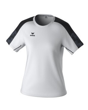 Erima Sport-Shirt Evo Star (100% rec. Polyester, leicht) weiss/schwarz Damen