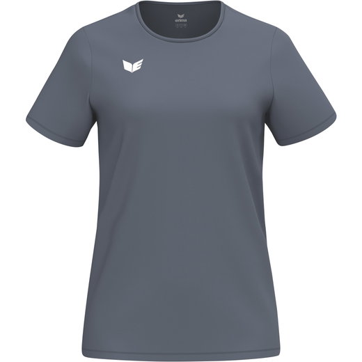 Erima Sport-Shirt Intro Function (100% rec. Polyester, leicht, schnelltrocknend) dunkelgrau Damen