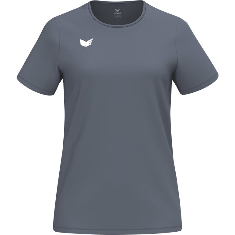 Erima Sport-Shirt Intro Function (100% rec. Polyester, leicht, schnelltrocknend) dunkelgrau Damen