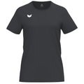 Erima Sport-Shirt Intro Function (100% rec. Polyester, leicht, schnelltrocknend) schwarz Damen