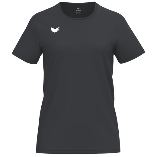 Erima Sport-Shirt Intro Function (100% rec. Polyester, leicht, schnelltrocknend) schwarz Damen