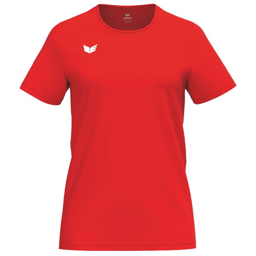 Erima Sport-Shirt Intro Function (100% rec. Polyester, leicht, schnelltrocknend) rot Damen