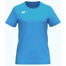Erima Sport-Shirt Intro Function (100% rec. Polyester, leicht, schnelltrocknend) curacaoblau Damen
