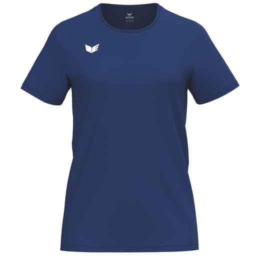 Erima Sport-Shirt Intro Function (100% rec. Polyester, leicht, schnelltrocknend) navyblau Damen