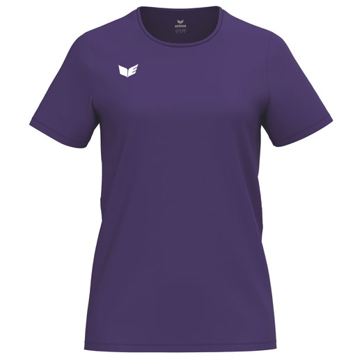 Erima Sport-Shirt Intro Function (100% rec. Polyester, leicht, schnelltrocknend) violett Damen