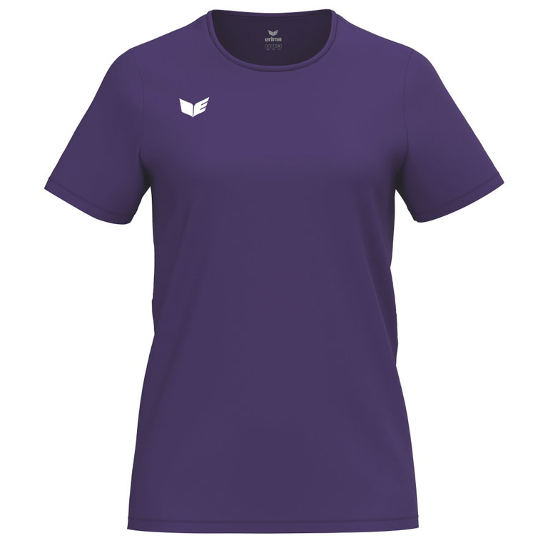 Erima Sport-Shirt Intro Function (100% rec. Polyester, leicht, schnelltrocknend) violett Damen