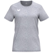 Erima Sport-Shirt Intro Function (100% rec. Polyester, leicht, schnelltrocknend) melangegrau Damen