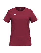 Erima Sport Shirt Intro Function (100% recycled polyester, lightweight, quick-drying) burgundy ladies
