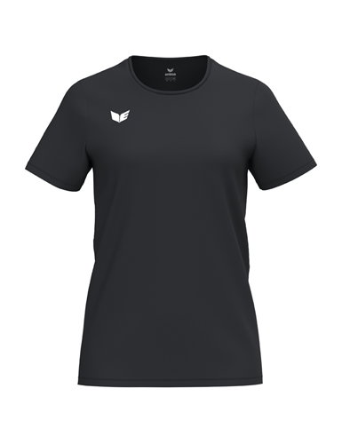 Erima Sport Shirt Intro Function (100% recycled polyester, lightweight, quick-drying) black ladies