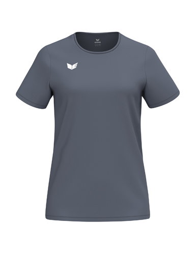 Erima Sport-Shirt Intro Function (100% rec. Polyester, leicht, schnelltrocknend) dunkelgrau Damen