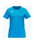 Erima Sport-Shirt Intro Function (100% rec. Polyester, leicht, schnelltrocknend) curacaoblau Damen