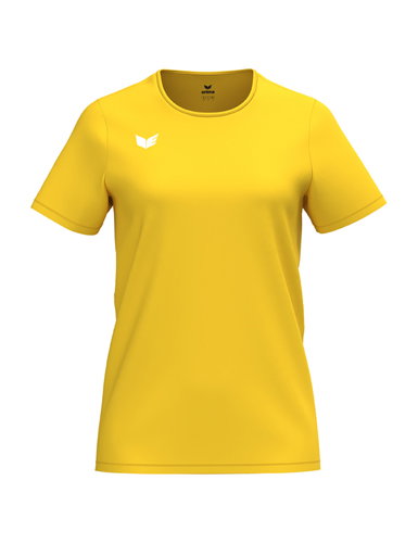 Erima Sport-Shirt Intro Function (100% rec. Polyester, leicht, schnelltrocknend) gelb Damen