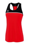Erima Sport-Tank Top Change (100% rec. Polyester) rot/schwarz Damen