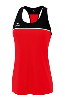 Erima Sport-Tank Top Change (100% rec. Polyester) rot/schwarz Damen