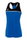 Erima Sport-Tank Top Change (100% rec. Polyester) royalblau/schwarz Damen