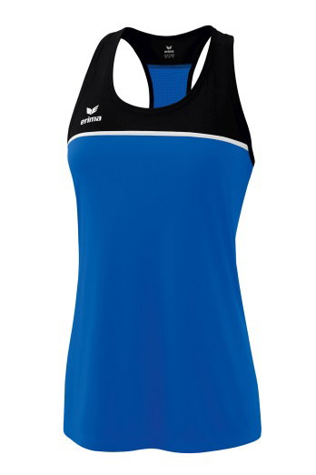 Erima Sport-Tank Top Change (100% rec. Polyester) royalblau/schwarz Damen