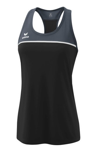 Erima Sport-Tank Top Change (100% rec. Polyester) schwarz/grau Damen