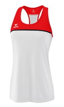 Erima Sport Tank Top Change (100% recycled Polyester) white/red Women