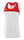 Erima Sport-Tank Top Change (100% rec. Polyester) weiss/rot Damen