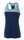 Erima Sport-Tank Top Change (100% rec. Polyester) navyblau/denimblau Damen