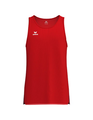 Erima Sport-Tank Top T&F Wings Singlet (leicht, schnelltrocknend) rot Herren
