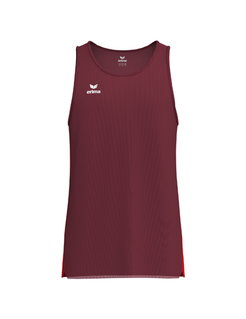 Erima Sport-Tank Top T&F Wings Singlet (leicht, schnelltrocknend) bordeauxrot Herren