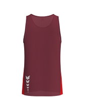 Erima Sport Tank Top T&F Wings Singlet (lightweight, quick-drying) burgundy men's