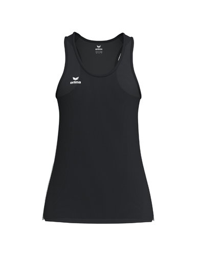 Erima Sport-Tank Top T&F Wings Singlet (leicht, schnelltrocknend) schwarz/weiss Damen