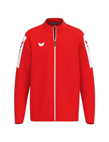 Erima Sport-Trainingsjacke Intro (strapazierfähig, mit Reißverschlusstaschen) rot Herren