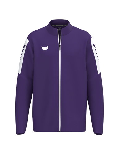 Erima Sport-Trainingsjacke Intro (strapazierfähig, mit Reißverschlusstaschen) violet Jungen