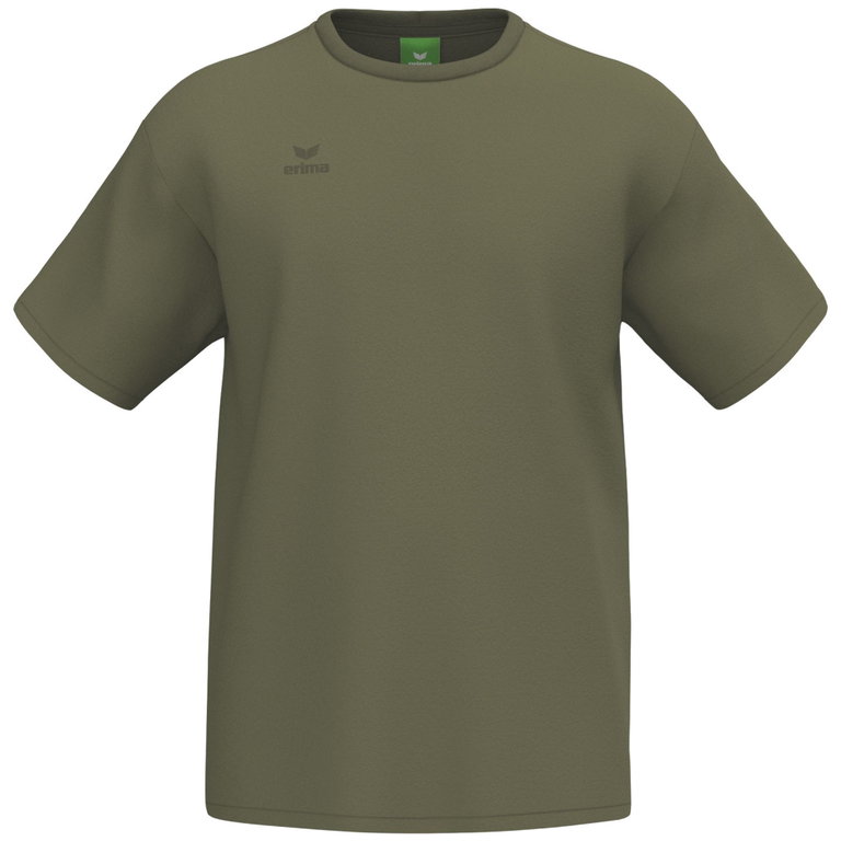 Erima Sport-Tshirt CMPT (100% Baumwolle, hoher Tragekomfort) khaki Herren