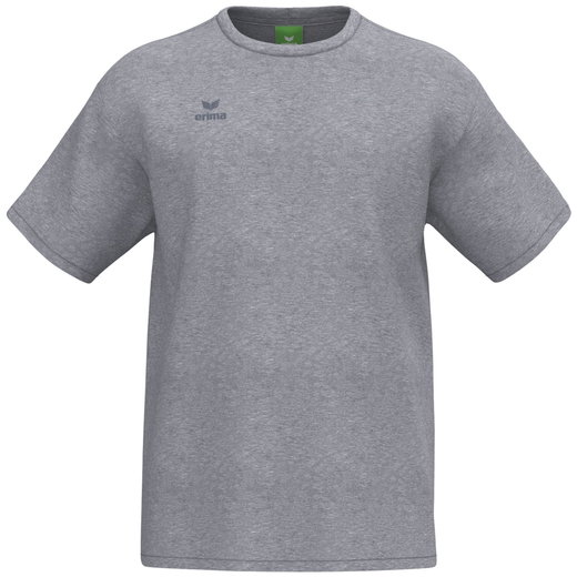 Erima Sport-Tshirt CMPT (100% Baumwolle, hoher Tragekomfort) melangegrau Herren