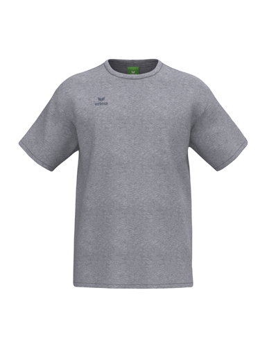Erima T-shirt sportowy CMPT (100% bawełna, wysoki komfort noszenia) melange szary męski