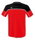 Erima Sport-Tshirt Change (100% rec. Polyester, leicht, schnelltrocknend) rot/schwarz Herren