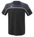 Erima Sport-Tshirt Change (100% rec. Polyester, leicht, schnelltrocknend) schwarz/grau Herren